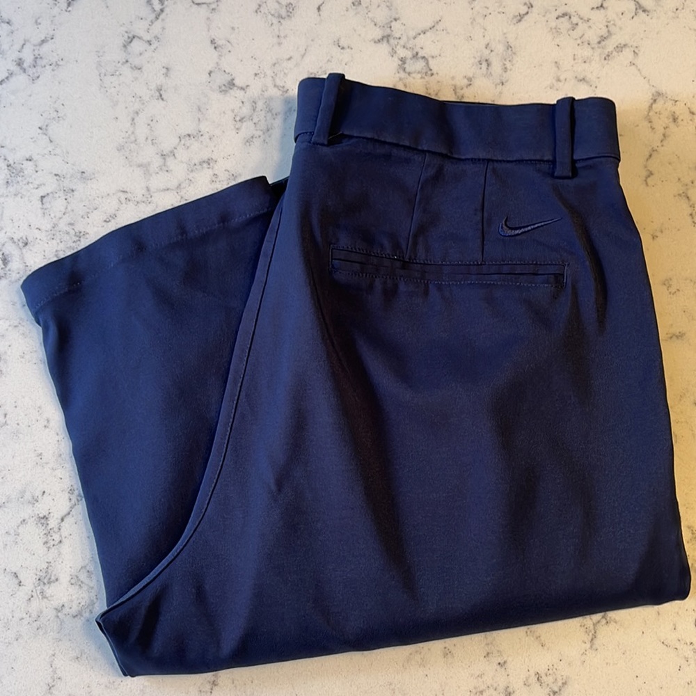 Nike Mens Dri-Fit Gold Pants 32x30 navy